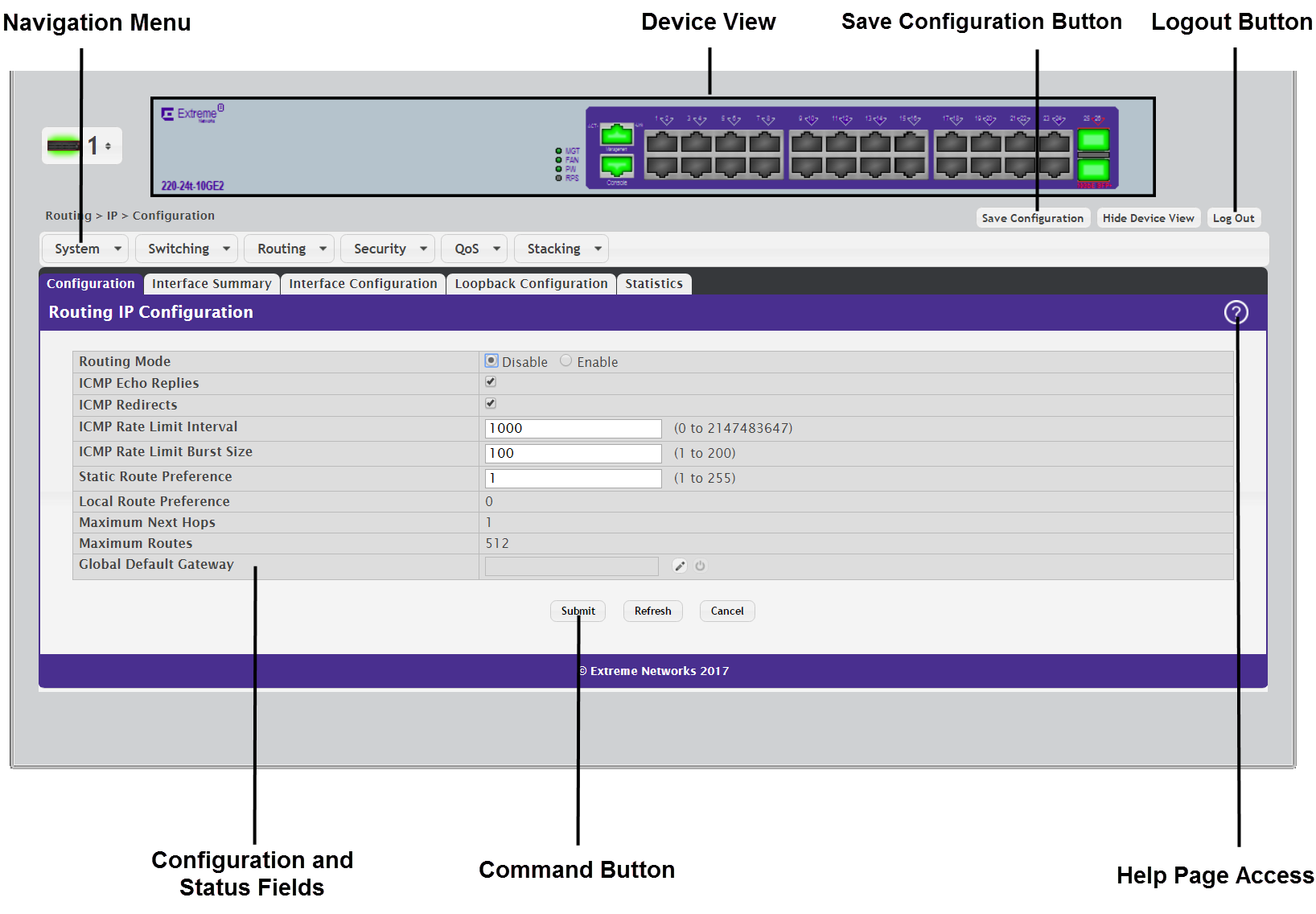 Edit Switches in ExtremeControl Engine Group