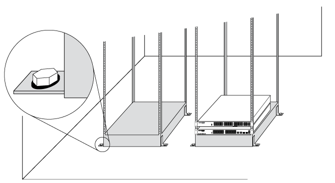 Properly Secured Rack Properly Secured Rack