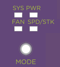5320-24T-4X-XT and 5320-24T-24S-4XE-XT Mode and System Status LEDs