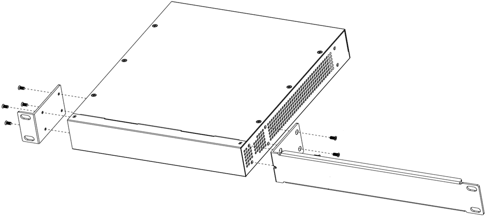Flush-Mount: Attaching mounting ears
