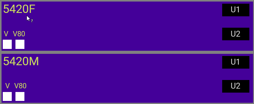 5420 Switches Shown in the Stacking Tool