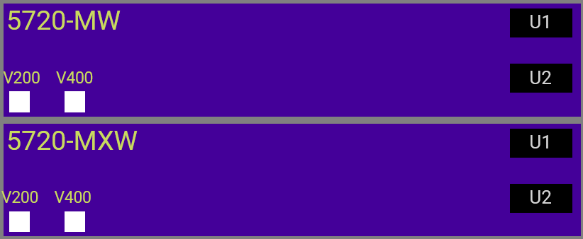 5720 Switches Shown in the Stacking Tool