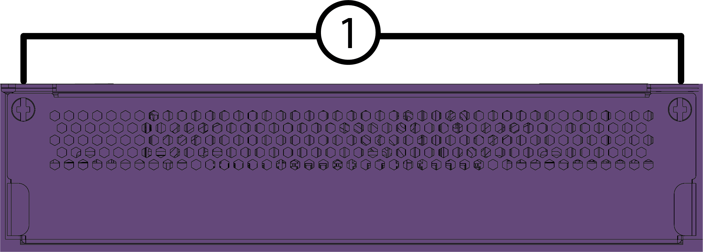Removing a slot Cover Plate (VIM slot cover shown)