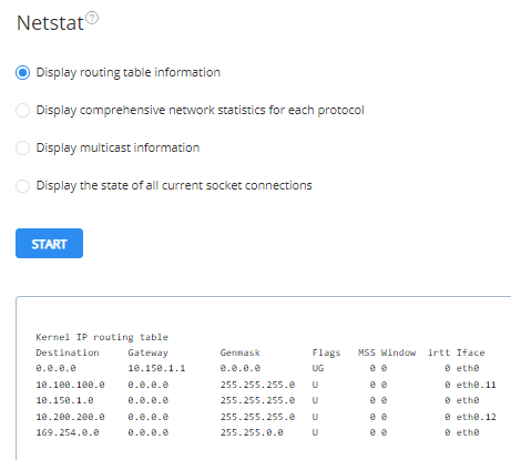 Netstat tool