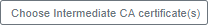 choose intermediate certificate authority icon
