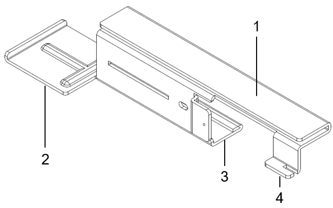 ACC-BKT-TB-NF adapter with side protrusion