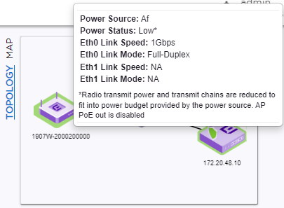 Popup displays without LLDP data