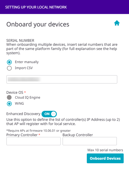 Onboard your devices