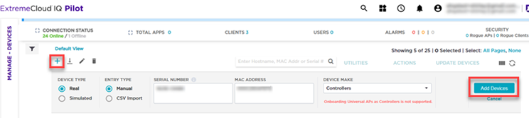 Controller Add Device Fields Controller Add Device Fields