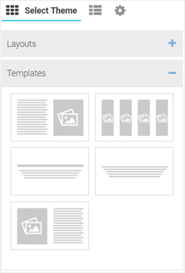 Create Splash Template - Select Theme Options