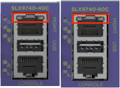 SLX 9740 System LEDs