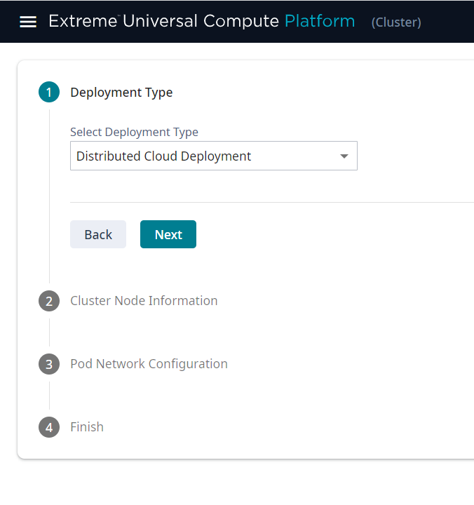 Universal Containers Deployment Type selection