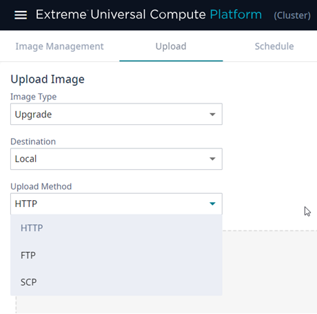 Image upload modes (HTTP is recommended)