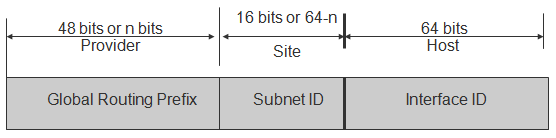 Unicast global address parts