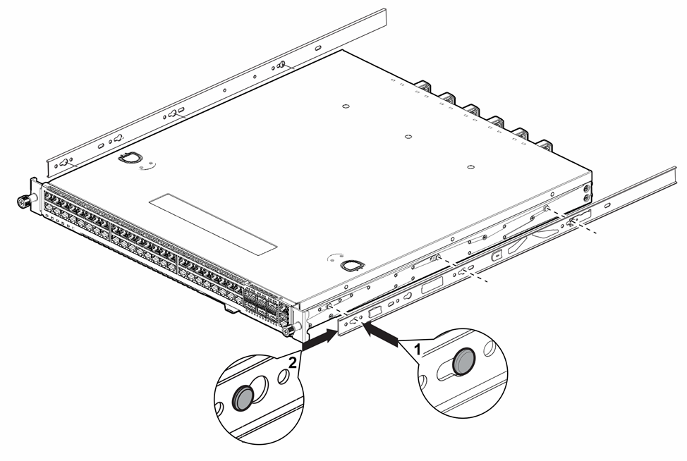 Attaching a Mounting Bracket to One Side of the Switch Housing