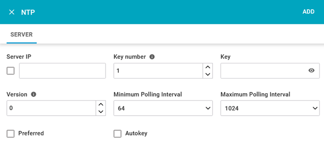 network tab profile configuration settings