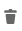 Trash can delete icon