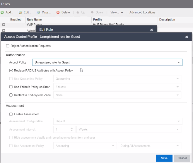 Profile Unregistered for Guest ExtremeCloud IQ Controller