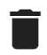 Trash can icon