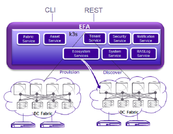 EFA microservices are K3s containerized services