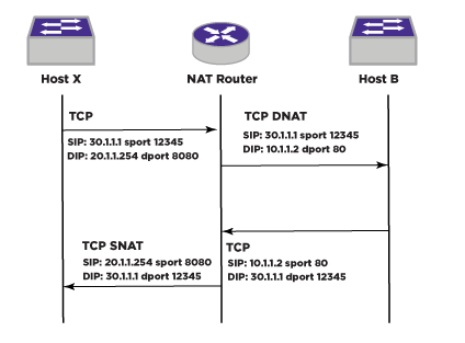 Destination Network Address Port Translation (NAPT)