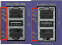 SLX 9740 System LEDs