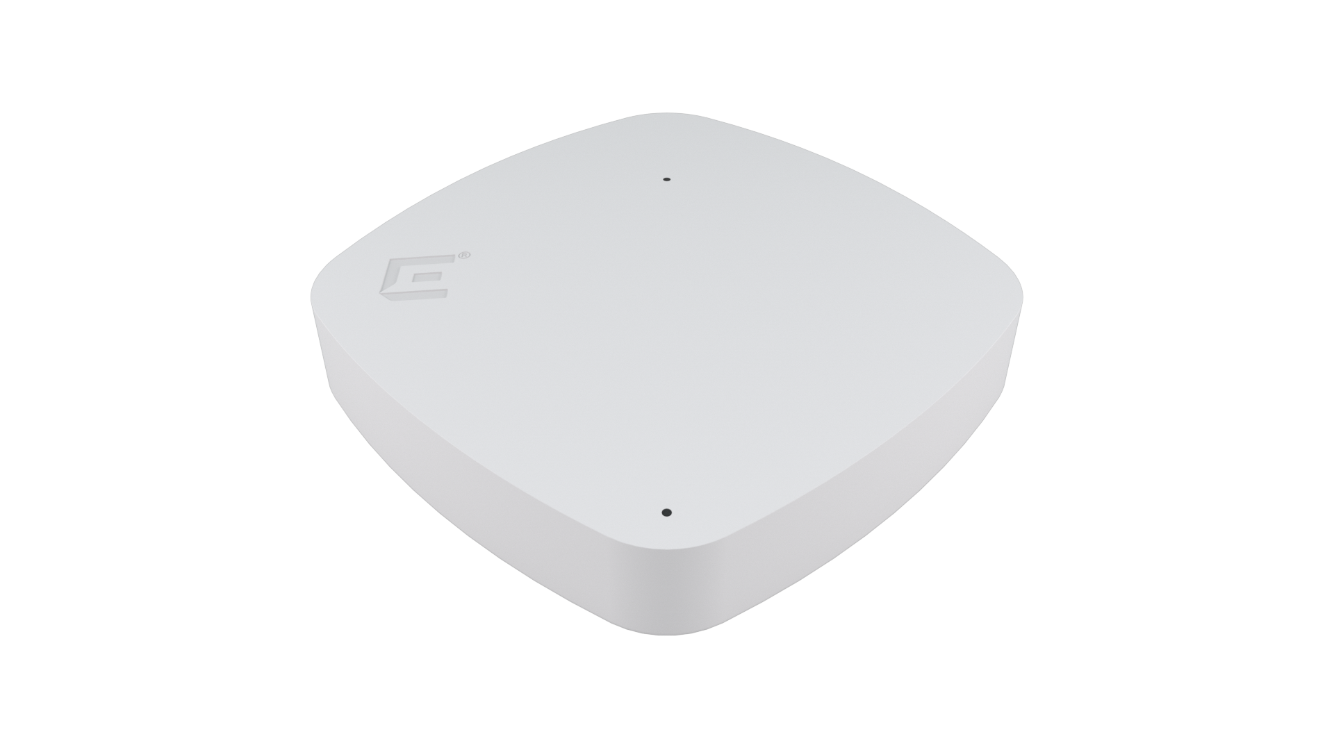 The AP3000 access point with the Extreme logo on the left side of the device