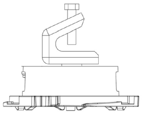 Circular beam clip accessory