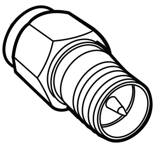 Reverse polarity SMA jack type antenna connector. The antenna connector threads are on the outside shell. Reverse polarity SMA jack type antenna connector. The antenna connector threads are on the outside shell.