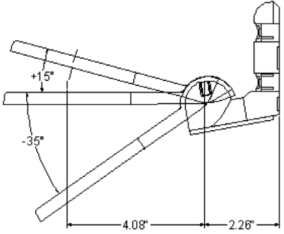 Antenna vertical position adjustment.