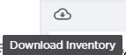 small cloud-shapped icon with hover text that says "Download Inventory"